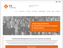 Tablet Screenshot of hfp-consulting.com